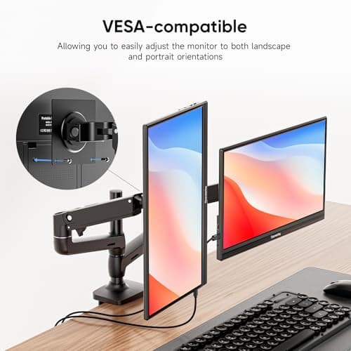 Portable Monitor, 15.6" FHD 1080P Travel Portable Monitor for Laptops, Ultra-Slim External Portable Screen for Laptop with Kickstand, Screen Extender for Laptop PC Mac Phone PS4/5 Xbox Switch 5