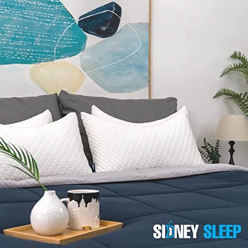 Sidney Sleep Curved Pillow Covers - Full Length Zipper Closure - Premium Soft Brushed Microfiber - 20 x 30 Inches - Fits Curved Side Sleeping Pillows (Queen, White) 7