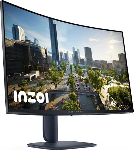 Alienware 32 PC Gaming Monitor – AW3225DM, QHD (2560x1440), 1500R Curved, 180Hz, VA, 1ms, AMD FreeSync, VESA AdaptiveSync, 95% DCI-P3, HDR400, DisplayPort, 2 HDMI, 3 USB,
