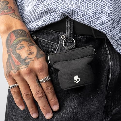 Skullcandy Push 720 Open Wireless Open Ear Bluetooth Earbuds, Headphones, Waterproof, Clip-On Lightweight Design, 30 Hours Battery, Wireless Charging Pouch, Microphone for iPhone Android - True Black 10