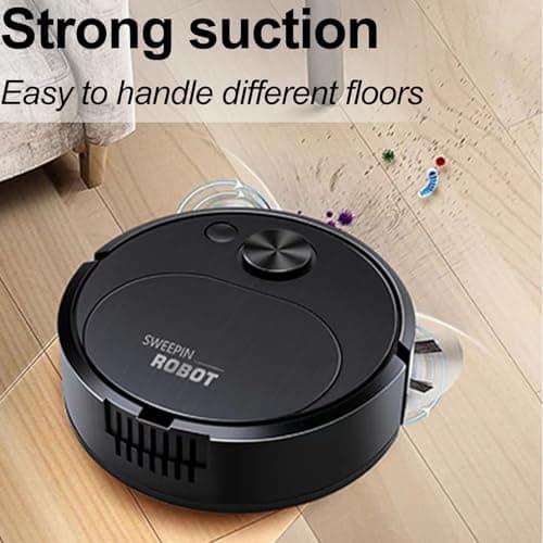 Enforose Mini Robot Vacuum Cleaner Intelligent Sweeping Robot Low Noise Rechargeable No Tangle Suction Automatic Vacuum Cleaner, Defult 5