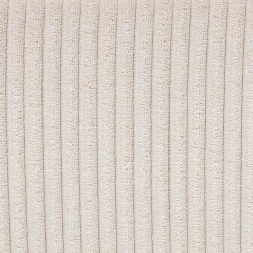 EXZLFA Oversized Chaise Longue Indoor，Comfy Thicked Upholstered Pad Lounge Chair with Ottoman，Soild Wood Sleeper Reclining Chair ，Corduroy Deep Seat Couch for Living Room (Beige, 1 Seat) 6