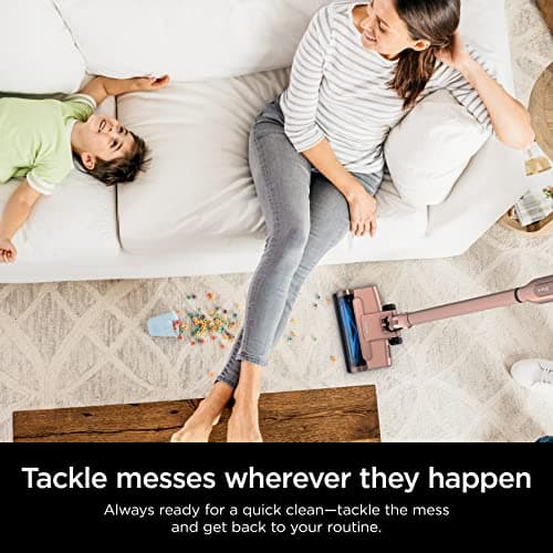 Shark WS642RG WANDVAC System Pet 3-in-1 Ultra-Lightweight Powerful Cordless Stick & Handheld Vacuum Combo with Charging Dock, Duster Crevice Tool & Pet Multi-Tool, Rose Gold 5