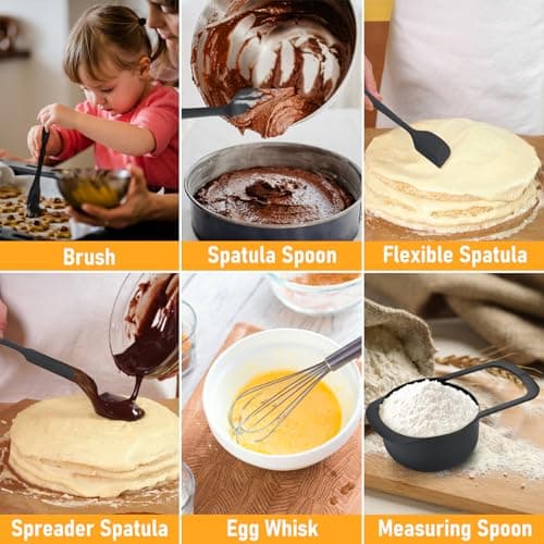 Unokit Mixing Bowls with Lids Set - 16 Pcs Stainless Steel Nesting Mixing Bowls with Grater Attachments, Mixing Bowl Set for Multi Mixing & Serving 7