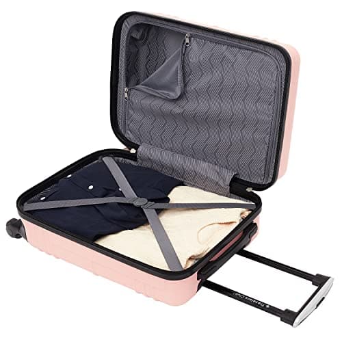 Travelers Club 22" Richmond Spinner Carry-On Luggage, Rose Gold 8