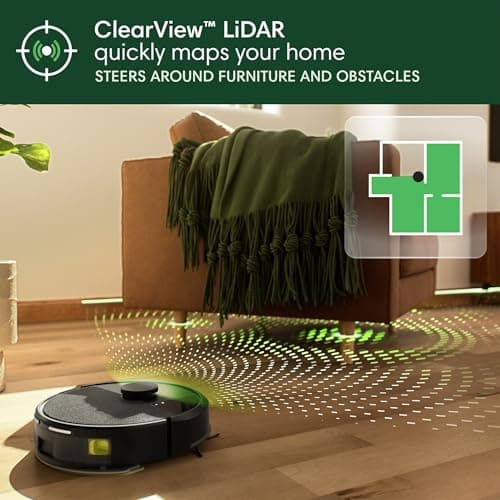 iRobot Roomba 105 Combo Robot Vacuum & Mop with AutoEmpty Dock - Self-Empties for 75 Days, Intense Power-Lifting Suction, LiDAR Navigation, Multiple Cleaning Modes, Avoids Mopping Carpet 7