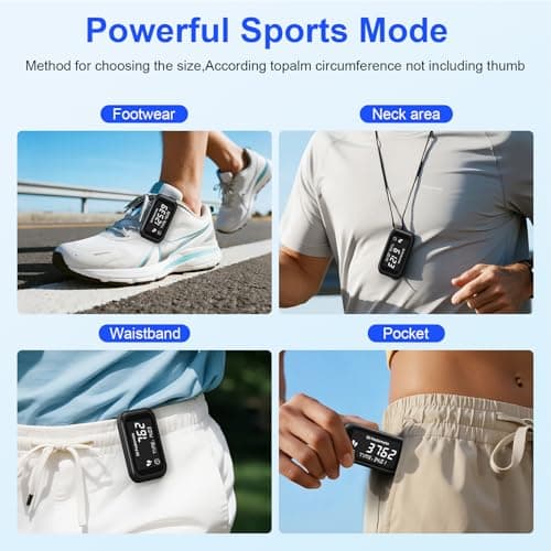Pedometer Step Counter for Walking, Running & Fitness - Accurate Step & Calorie Tracker with LCD Display, Waist Clip & Armband, Rechargeable Battery 6
