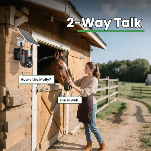 SACUMURT No WiFi Security Cameras Wireless Outdoor, Cellular Security Camera Outdoor, PTZ, 2K HD Live View, Color Night Vision, Human Detection, 2-Way Talk, 4G SIM Included 9