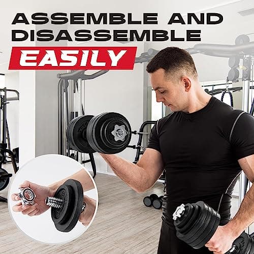 Yes4All Dumbbell Adjustable - 52.5lbs 5