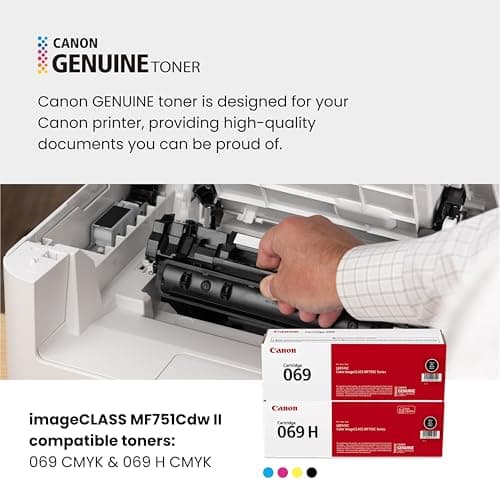 Canon Color imageCLASS MF751Cdw II - Wireless Duplex Laser Printer, Multifunction with Copier, Scanner, Automatic Document Feeder, 3 Year Limited Warranty, 35 PPM 6