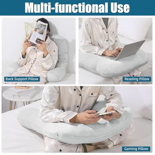 BALAPET Shoulder Pillow for Side Sleeper with Cooling Pillowcase,Cuddle Pillow for Side Sleeper U-Shaped Ergonomic Orthopedic Support Bed Pillows for Neck, Back, Shoulder, with Washable Cover 7