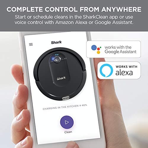 Shark AV993 IQ Robot Vacuum, Self Cleaning Brushroll, Advanced Navigation, Perfect for Pet Hair, Compatible with Alexa, Wi Fi , Black 7