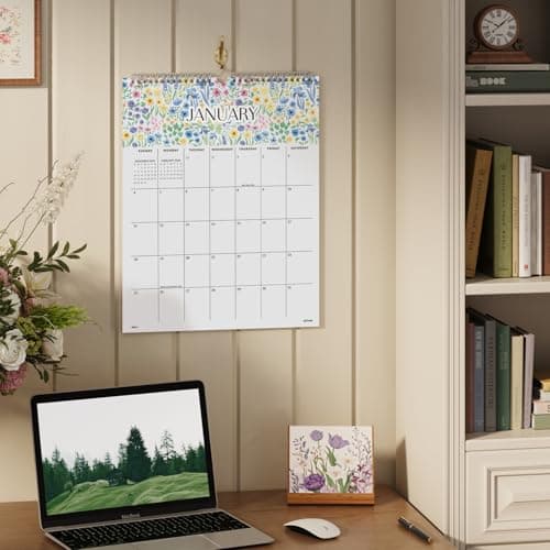 Jotsome 2026 Wall Calendar, Large Monthly Calendar 11.2"x14.2" From Now to December 2026, Hanging Calendar for Home and Office, Easy Organizing 5