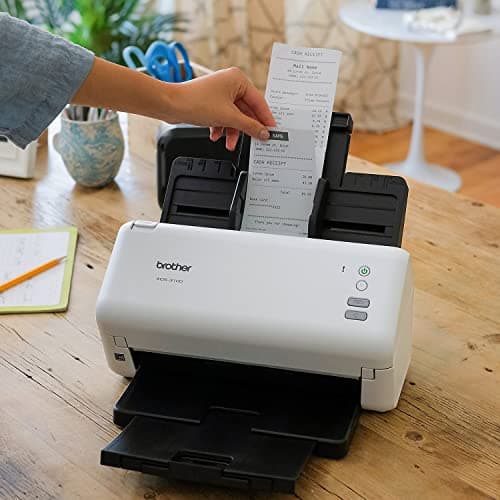 Brother ADS-3100 High-Speed Desktop Scanner | Compact with Scan Speeds of Up to 40ppm, White 7