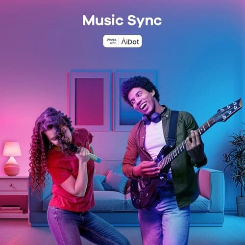 OREiN Matter Smart Light Bulb, Smart Light Bulbs Work with Apple Home, Alexa, Google Home, SmartThings, A19 Color Changing Light Bulbs 2.4Ghz WiFi, 800 Lumens Equivalent 60W 4Pack 5