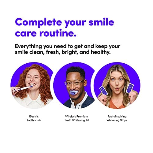 SmileDirectClub Space Saver Countertop Water Flosser – Large Capacity Water Reservoir, 120 Seconds of Flossing Time, Cordless, Rechargeable, Oral Irrigator with 5 Modes, Travel Case and 2 Flosser Tips 8