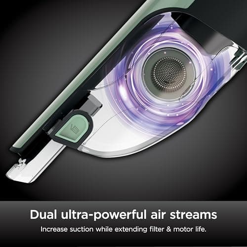 Shark UltraCyclone Pro Cordless Handheld Vacuum, Powerful Suction, Handheld Vacuum for Car & Home, Crevice Tool, Scrubbing Brush, Lightweight, XL Dust Cup, Black/Green, CH901 5