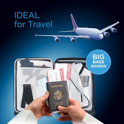 Sound Oasis Bluetooth White Noise Machine – Portable Sound Machine with 20 Non-Looping Nature, Pink & Brown Noise Sounds, Tinnitus Masker for Sleep, Baby, Office & Travel, Rechargeable 7