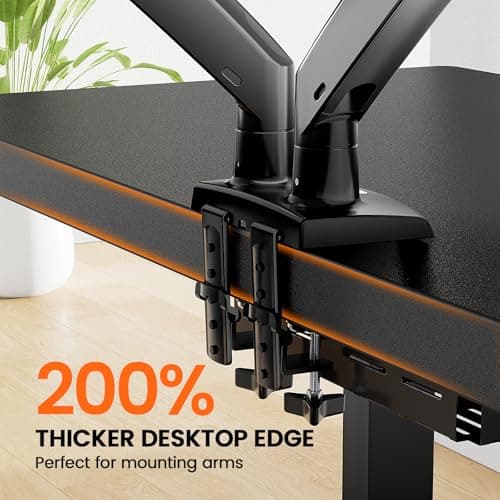 ErGear Standing Desk, 48 x 30 inch Whole-Piece Desktop Height Adjustable, Electric Sit Stand Desk with 4 Height Memory Setting, Ergonomic Desk for Home Office, Black, EGESD74B 6