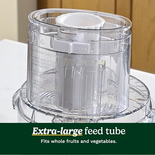 Cuisinart 7-Cup Pro Classic Food Processor, 600-Watt Motor, Vegetable Chopper & Blender for Mincing, Dicing, Shredding, Puree & Kneading Dough, DLC-10SYP1, White 5