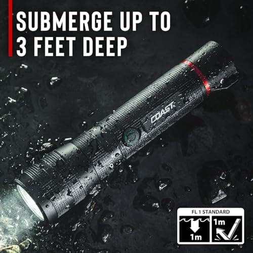 Coast G60R 1000 Lumen Waterproof Rechargeable LED Flashlight, 2-Pack 6