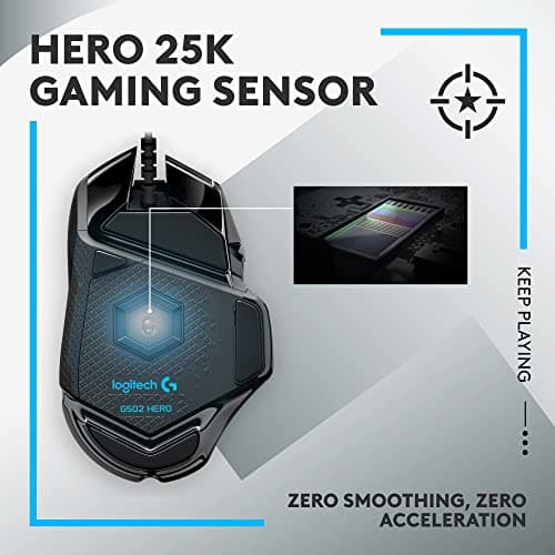 Logitech G413 SE Mechanical Gaming Keyboard and Logitech G502 HERO High Performance Gaming Mouse Bundle 2