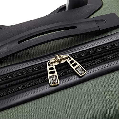 Travelers Club Chicago Hardside Expandable Spinner Luggage, Thyme Green, 22" Carry-On 9