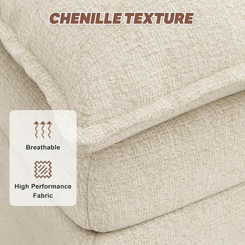 Howjoe 114 Inch Modular Couch Sectionals 6