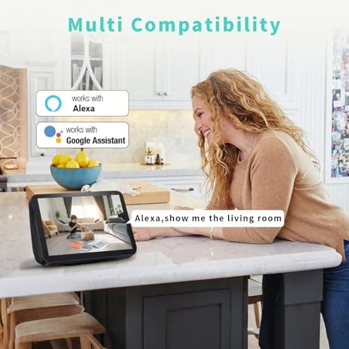Indoor Camera, 3K HD Indoor Security Camera, 360° Pan/Tilt Pet Camera, 2-Way Audio, Siren, Night Vision, Baby/Pet Monitor with Phone App 2.4G and 5G WiFi, Compatible Alexa and Google Assistant 9