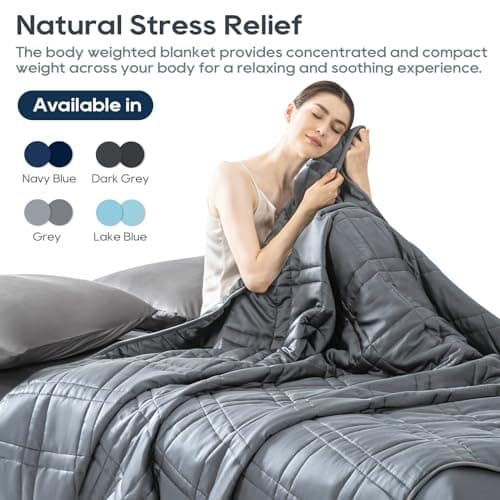 Double-Sided Weighted Blanket King Size 30lbs(88''x104'', All Season Use), Warm Short Plush and Cool Tencel Reversible Weighted Blanket, California King Size for Adults & Couple - Carry Bag Included 9