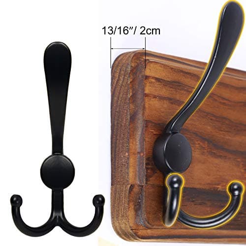 SKOLOO Rustic Large Coat Rack Wall Mount-38.6'' Long Coat Rack for Wall, Wood Coat Rack Hook, Farmhouse Coat Hanger Wall Mount for Hanging Jacket Coat 7