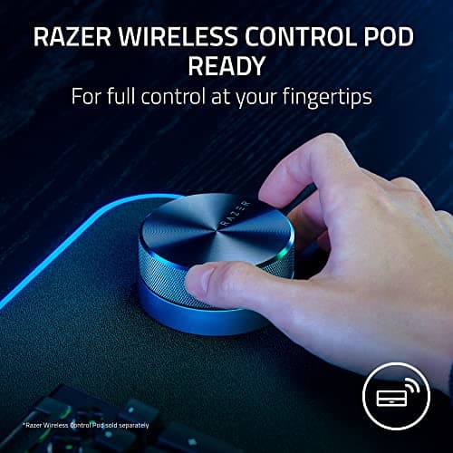 Razer Nommo V2 X - Full-Range 2.0 PC Gaming Speakers: THX Spatial Audio - Rear-Facing Bass Ports - Two 3” Full-Range Drivers - Max Sound Pressure Level 96dB - Wireless Control Pod 7
