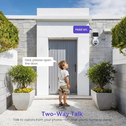 MeshSear 1080P Solar Security Cameras Wireless Outdoor, 360° View Pan/Tilt, Color Night Vision, Easy to Install, Real-Time Alerts, 2-Way Audio, Cloud Storage (Sold Separately), 2.4Ghz Wi-Fi Only 6