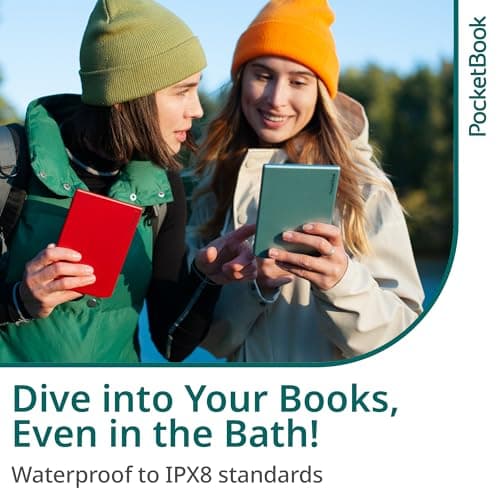 PocketBook Verse Pro E-Reader Waterproof | Eye-Friendly 6'' E-Ink Carta™ HD Touchscreen | Audio-Book & E-Book Reader | Text-to-Speech Function | SMARTlight | 16GB | WiFi & Bluetooth | Red 7