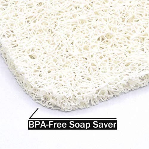 GUUKAR Bar Soap Dish Holder for Shower Bathroom Stainless Steel Rust Proof Self Draining with White Soap Saver Pad 4