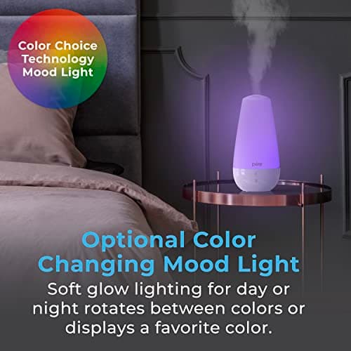 Pure Enrichment PureSpa XL 3-in-1 Cool Mist Humidifier, Essential Oil Diffuser & Mood Light - 2L Tank Provides Powerful Mist Coverage up to 350 sq ft in Bedroom, Office & Large Rooms 6
