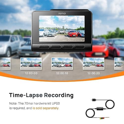 70mai New 4K Dash Cam A810 with Sony Starvis 2 IMX678 & 70mai Micro SD Card (128GB) 8