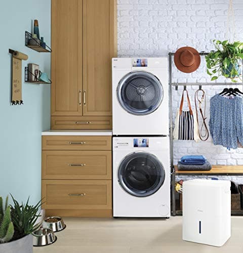 Haier 20 Pint Portable Dehumidifier, Perfect for Bedroom, Basement & Garage, Ideal for High Humidity or Damp Areas, Empty Bucket Alarm, Clean Filter Alert & LED Digital Controls, Energy Star, White 10