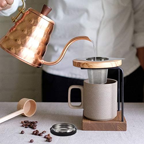 Tea Infuser Basket Stainless Steel Tea Strainer Tea Filter With Small Strainer And Lid Tea Diffuser For Loose Leaf Tea Superior Brewing Experience (One pack silver) 5