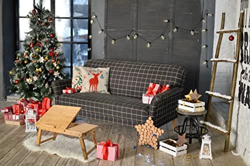 Laptop Desk Nnewvante Table Adjustable Bamboo Foldable Breakfast Serving Bed Tray w' Tilting Top Drawer 7