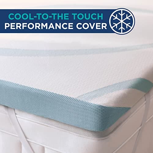 Tempur-Pedic TEMPUR-Adapt + Cooling 3-Inch Twin Mattress Topper Medium Luxury Premium Foam, Washable Cover, Medium Cooling Topper,white 6