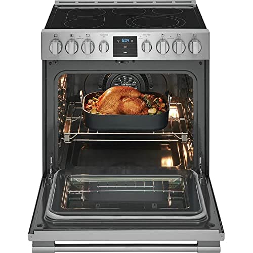 Frigidaire Professional Series PCFE3078AF 30 Inch Freestanding Electric Range with 5 Elements, 5.4 Cu. Ft. Oven Capacity, Storage Drawer, Air Fry, True Convection 5