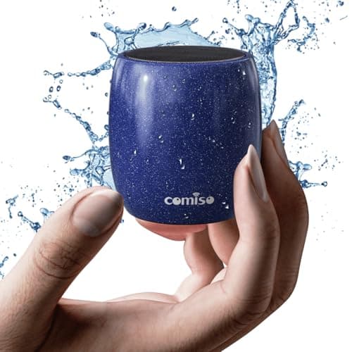 Small Speaker, Bluetooth Speaker with 360°HD Stereo Sound and Robust Bass, Mini Speakers with Hands-Free Call, IP67 Waterproof, Portable Speakers for Shower, Room, Car, Trip, Ideal Gift for Men, Women