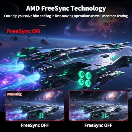 ZZA 34 Inch Curved Monitor, Gaming Monitor 240HZ 1500R 3440 * 1440P, Ultra Wide Computer Monitors with FreeSync,HDR10, 1ms,PC Screen Eye Care, Borderless Design,Support Wallmount 75x75mm 7