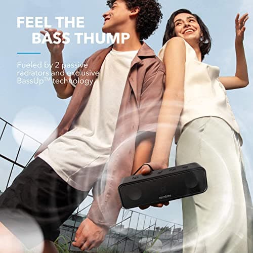 Soundcore Anker 3 Portable Bluetooth Speaker - Wireless, IPX7 Waterproof, 24H Playtime, Pure Titanium Diaphragm Drivers, PartyCast, BassUp, Custom EQ App - for Home, Shower, Outdoor, and Beach 7