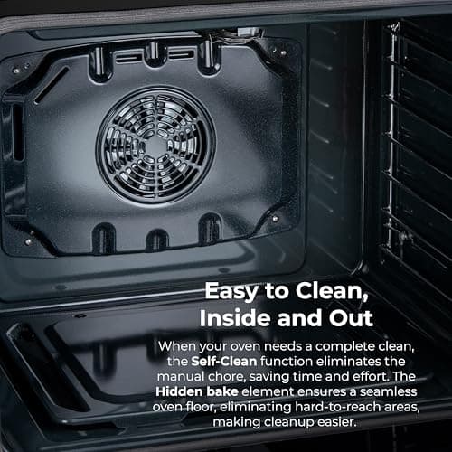 Kenmore 5.6 cu. ft. Front Control Gas Range Oven with 5 Cooktop Burners - True Convection, Air Fry, Turbo Boil, Self Clean, Dishwasher Safe Grates, Three Chrome Racks, LP Kit - Stainless Steel 6