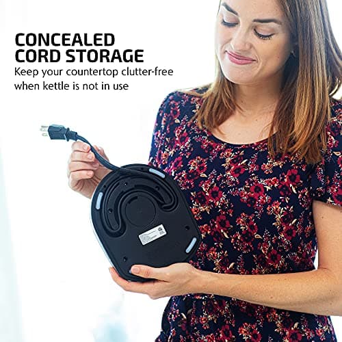 OVENTE 1.7L Electric Tea Kettle with Removable Infuser, Variable Temperature Control, Keep Warm Function, 1500W Fast Heating Water Boiler, BPA Free Borosilicate Glass & Easy to Fill Lid, Silver KG733S 8