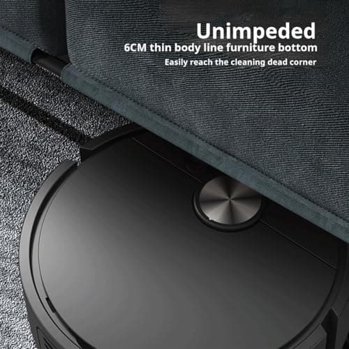 Smart Robotic Vacuum Cleaner, 3-in-1 Automatic Sweeping, Mopping & Self-Emptying for Hardwood Floors, Carpets & Pet Hair (Black) 6