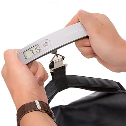 Digital Luggage Scale Vacation Travel Essentials Accessories Gifts for Traveler Portable Suitcase Handheld Weight Scale 110 lbs Hanging Baggage Travel Must Haves 9
