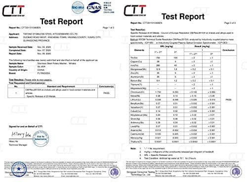 FLYINGSEA Stainless Steel Whisk, 11 x 3.15 inches, Ergonomic Handle, Dishwasher Safe, Silver 7